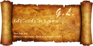 Góczán Laura névjegykártya